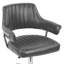 Chaise de travail pivotante en similicuir Avery-1219830831