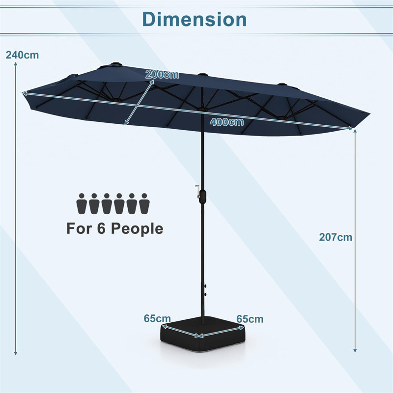 Camoya Tilt Balcony Parasol
