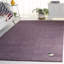 Roxy Solid Color Hand Woven Hand Tufted Wool/Cotton Area Rug in Purple-1715520989