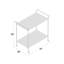 Oxendine Metal Bar Cart