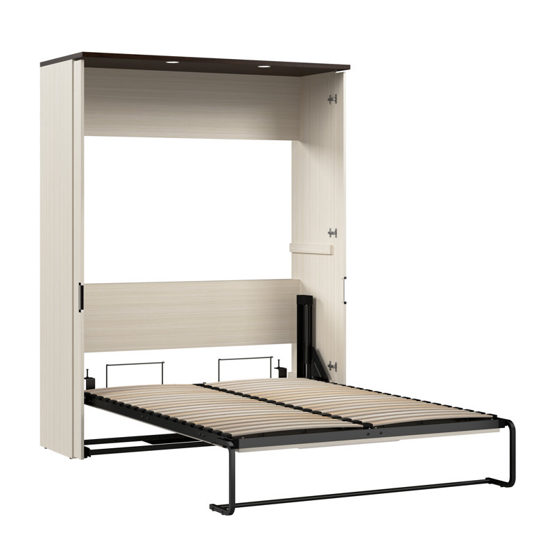 Oneybrook Murphy Bed, White Chocolate, Full / Double