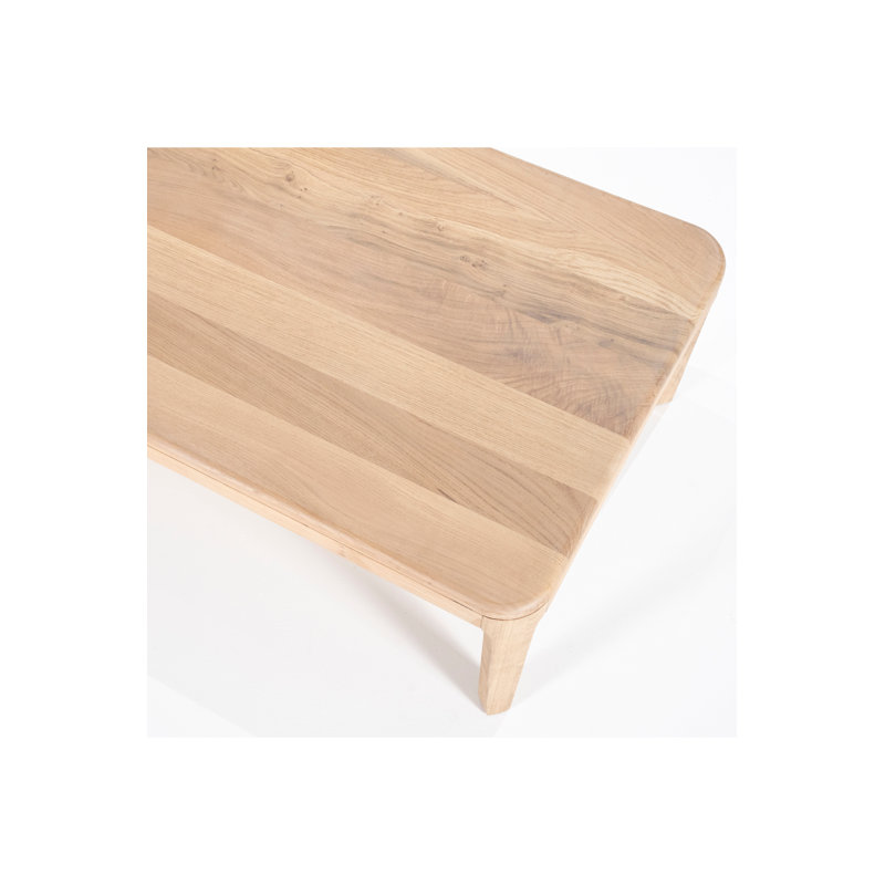Table basse simple en bois massif