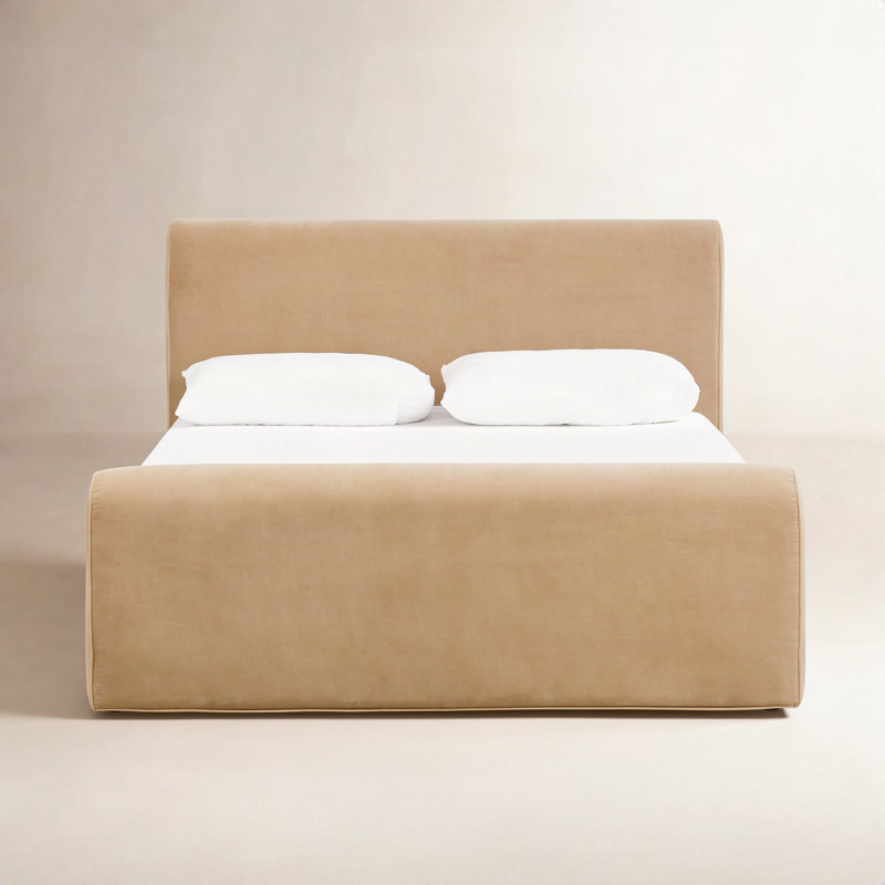 Mitchell Upholstered Bed, Queen, Surrey Camel