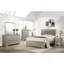 Meuble de chambre moderne capitonné beige-114223154