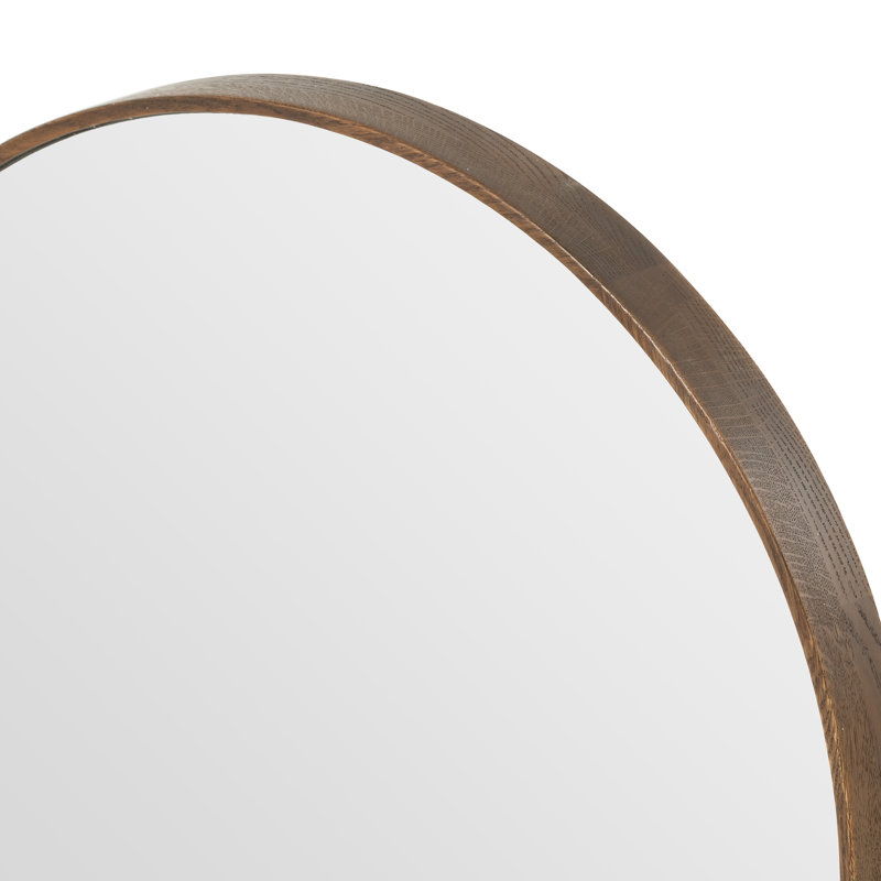 Bellvue Metal Wall Mirror, Shiny Steel, 47.25" x 47.25"