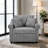 3 IN 1 Lounger Chair Chenille Convertible Sleeper Chair-1636921361