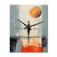 Minimalism Yoga Inner Balance II - Yoga Wall Clock Oversized-1448677706