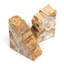 Petrified 2 Piece Wood Book End Set