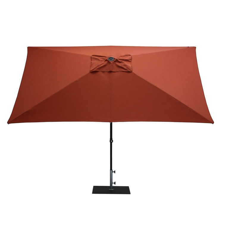 Arthos 300cm X 200cm Rectangular Market Parasol, Terracotta