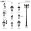 Lanterne murale d'extérieur à 2 ampoules H 23,5 po Anguel-22375513