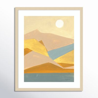 Retro Abstract I Southwest Mountains Print