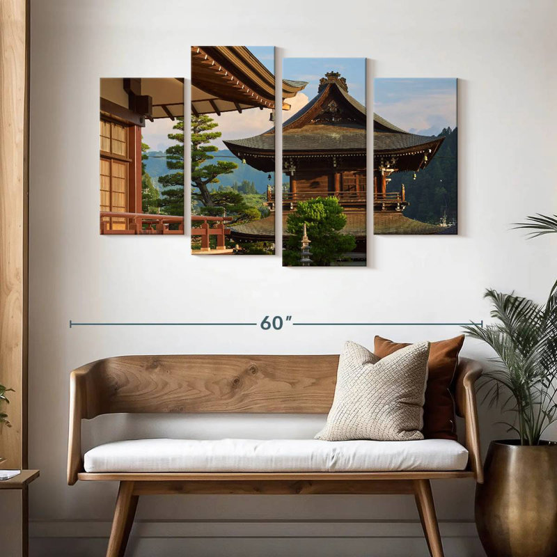 Temples In Takayama, H 32 po x l 52 po