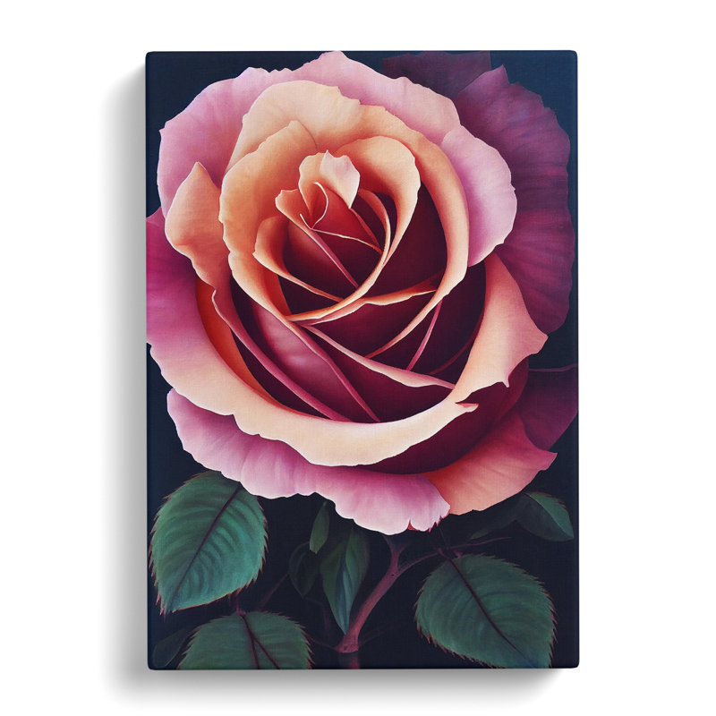 Rose Traditional Vol.2 - Wrapped Canvas, 60cm H x 40cm W x 3cm D