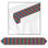Rectangular Striped Printed Table Runner