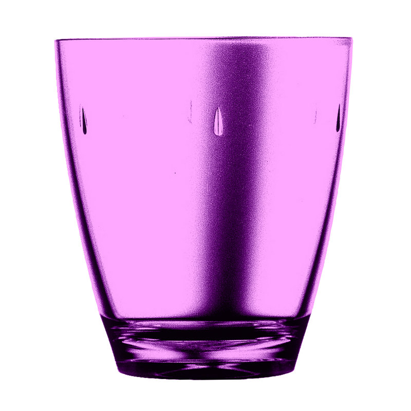 Verre en polycarbonate 11 oz - 6 pièces, Quartz