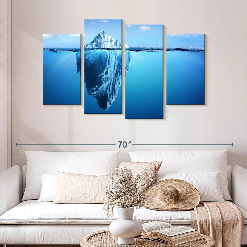 Alvord Submerged Iceberg, 32" H x 52" W