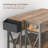 Achna 32" H x 39.4" W Solid Wood Entryway Table with 2 Drawers & 2 Open Shelves-1562248032