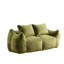 Fauteuil à billes ultra doux et moelleux, pour adultes, mousse viscoélastique déchiquetée à haute densité, fauteuil de lecture confortable, convient à un salon d'intérieur géant sans assemblage, fausse fourrure de qualité, rembourré de mousse