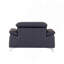 Chaise en cuir fleur-1922122470
