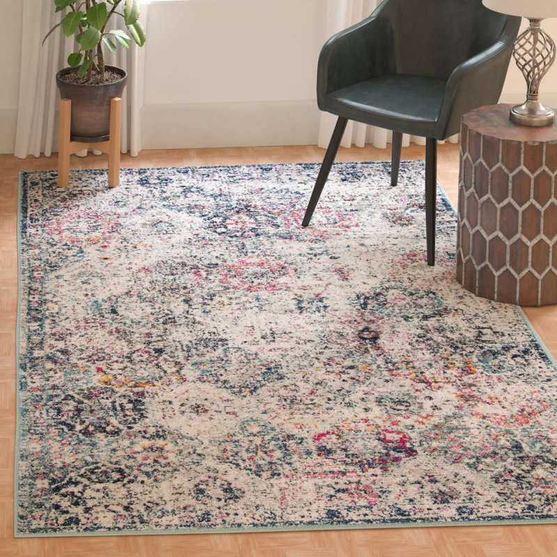 Wisner Geometric Area Rug, Rectangle 155 x 229 cm