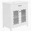 Meuble-lavabo 31 po avec verre trempé, blanc-1925494150