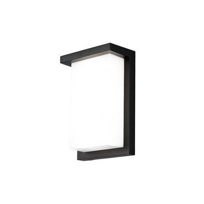 Vega 9" Dimmable LED Selectable Indoor or Outdoor Wall Light With Color Temperature Switch (2700K/3000K/3500K/4000K/5000K)