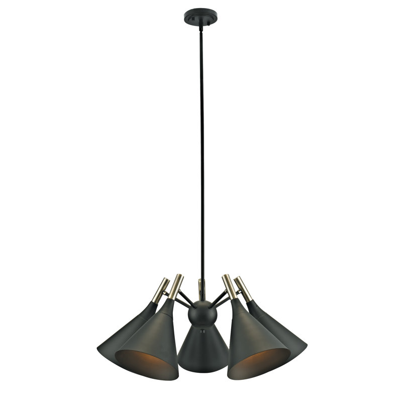 Lustre classique/traditionnel ombré 5 lumières Tennie