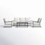 Provence 4 Piece Deep Sunbrella Seating Group with Cushions