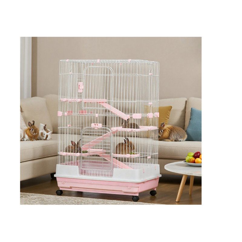 Rabbit Hutch with Wheels