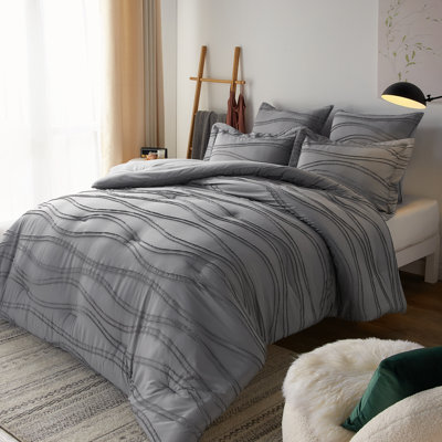 Ensemble d'édredon en microfibre 3 pièces 