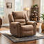 Fauteuil inclinable manuel surdimensionné 40,9 po Chemika-803777647