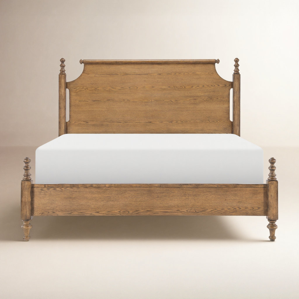 Country Living Four Poster Bed, Brown, King