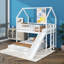 Lit superposé avec glissade House-958026094