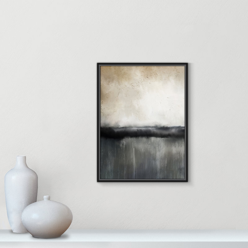Sunset by Kimberly Allen, 25.5" H x 19.5" W x 2" D, Black Framed Canvas