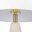 Lampe de table 26 po Laurel Alabaster, blanc