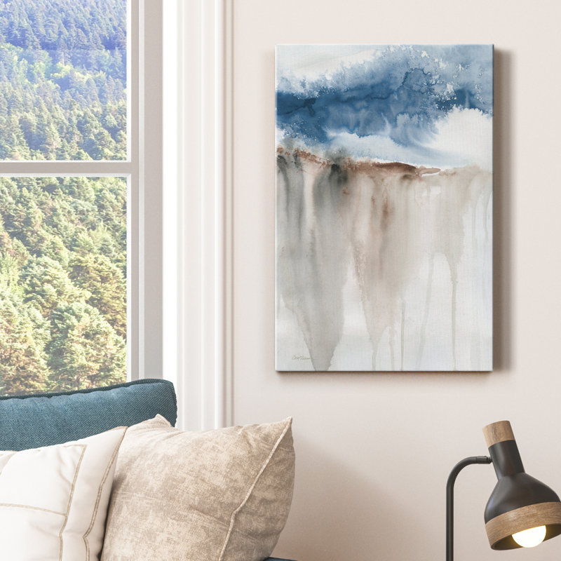 Windy Cliff II - reproduction d'art, H 60 po x l 40 po x P 1 po, Toile tendue, Pas de tapis