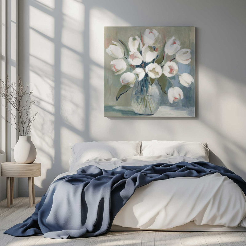 Timeless Tulips Canvas Print, 16" H x 16" W x 1.25" D, Wrapped Canvas