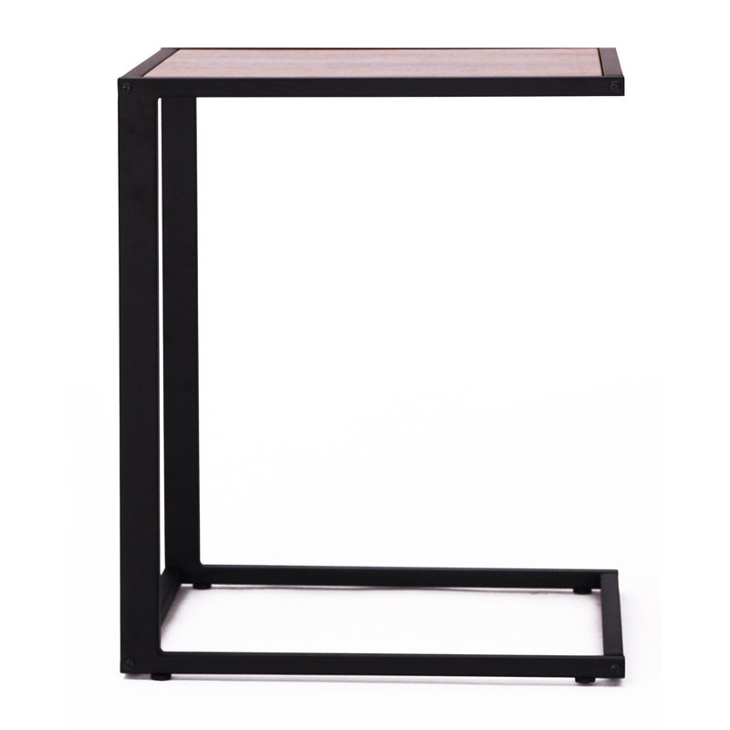 Burgess C Table End Table, Walnut