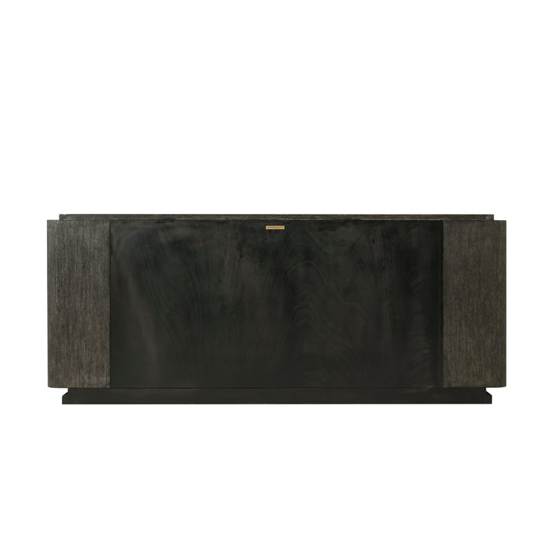 Repose 78.75'' W Solid Wood Sideboard, Charcoal Oak
