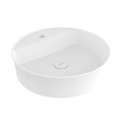 Bocchi Sottile Slim Line 45 mm L x 45 mm W Ceramic Circular Sink