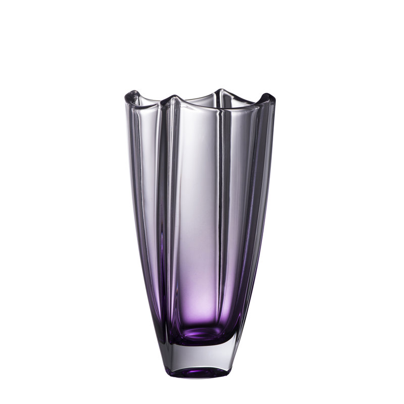 Table Vase, 10" H x 6" W x 6" D, Green