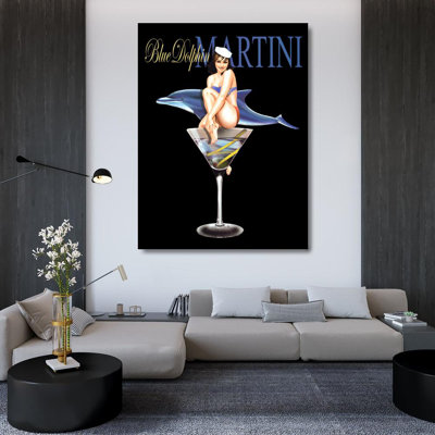 Blue Dolphin Martini
