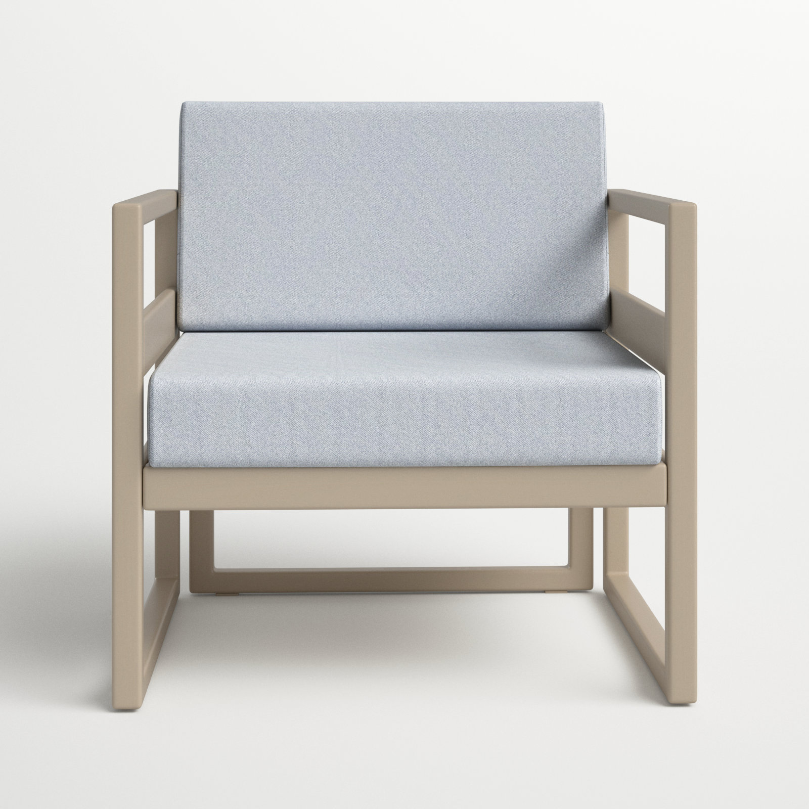 Lane Outdoor Lounge Chair, Taupe, Canvas Granite Sunbrella® Canvas
