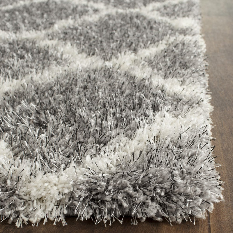 Bertl Shag Performance Geometric Rug, Runner 2'3" x 7'