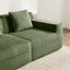 Canapé modulaire modulaire en L à 4 places sans os, canapé modulaire Cloud avec assise profonde, canapé modulaire moderne à 4 places avec coussins décoratifs et 1 repose-pieds mobile, tissu en velours côtelé-1278755378