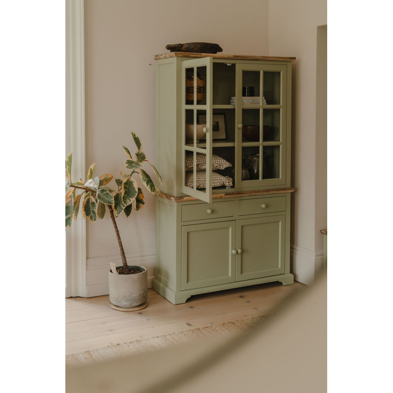 Teague Display Cabinet, Sage Green