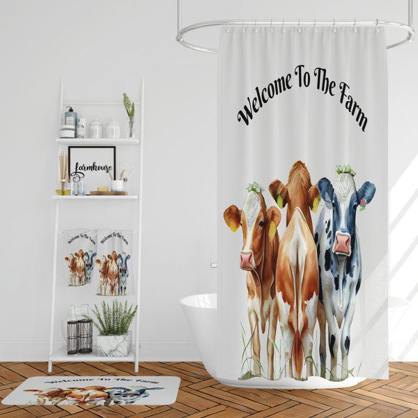 Cotton Boll Farmhouse Shower Curtain – Folk N Funky