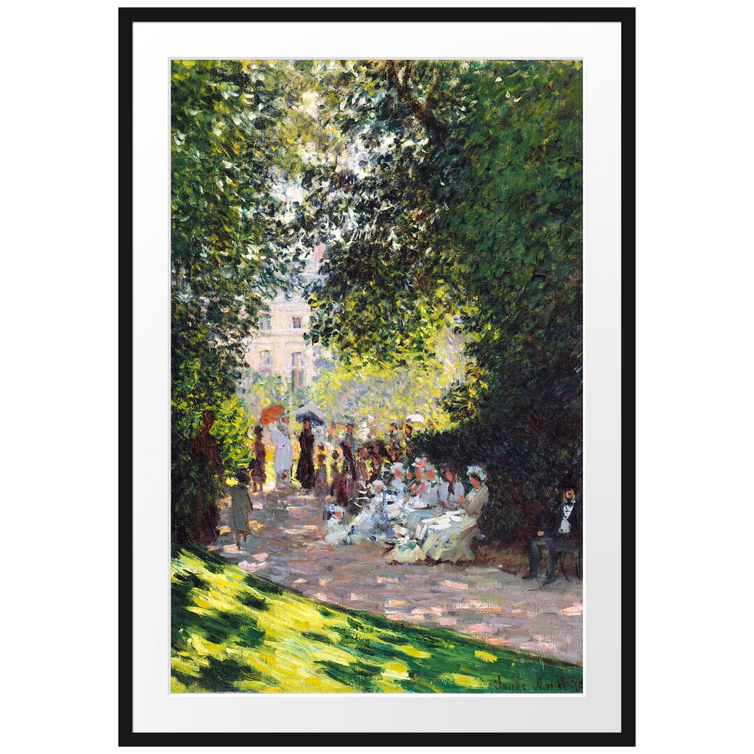 Der Park Monceau von Claude Monet