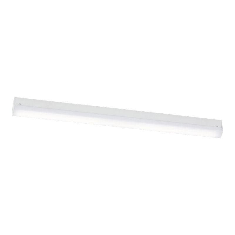 White Acrylic LED Strip Light with Diffuser, 2'