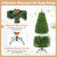 Arbre de Noël pin floqué et illuminé-1439376883